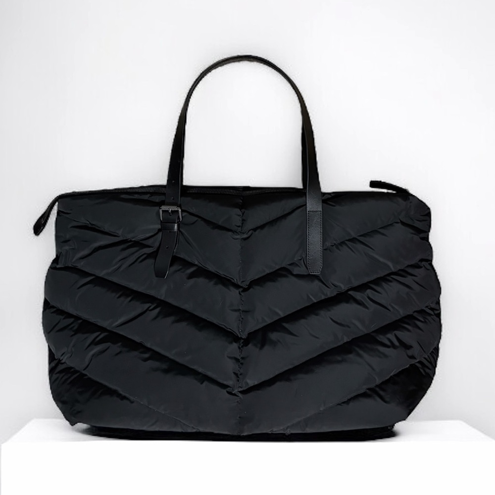 Mackage Emilee Quilted Weekender Bag in Black